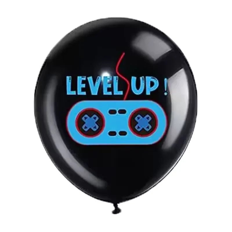 Video Game Balloons 10pcs - Gamer Theme Controller Birthday Boys