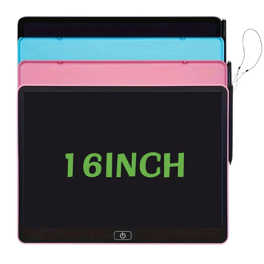 Tablette Dessin LCD 16" Enfants - Grande Taille Apprentissage Cadeau