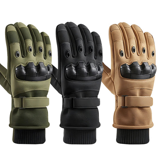 Gants Moto Hiver Chauds Tactiles - Tactiques Militaire Combat Protection Chasse