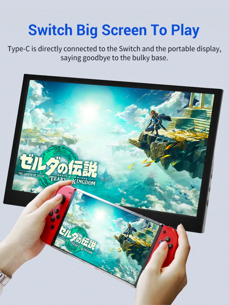 Portable Monitor 11.6'' 1366x768 LCD TFT - Gaming HDMI Raspberry Pi PS4 Xbox
