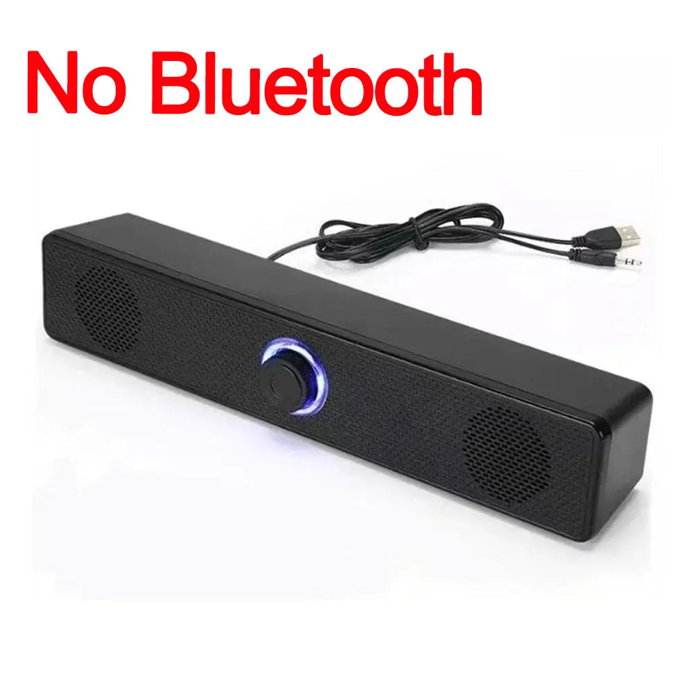 4D Surround Desk Speaker - Bluetooth/Wired Built-in Mic