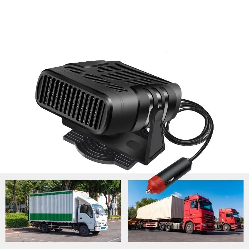 Fan Car Heater 2-in-1 12V/24V 120W - Anti-Fog Defroster 2026