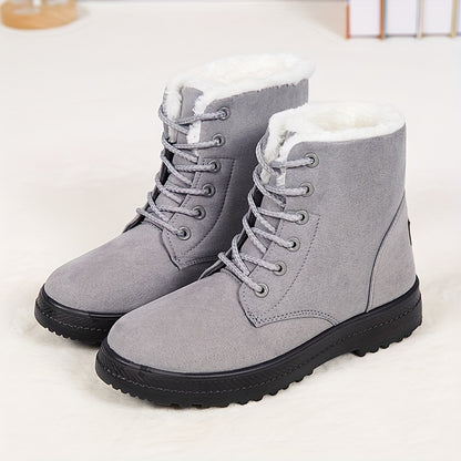 Women's Winter Boots - Sole Non-Slip, Lace-Up, Comfort - Sizes up to 44