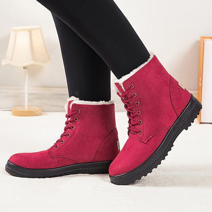 Women's Winter Boots - Sole Non-Slip, Lace-Up, Comfort - Sizes up to 44