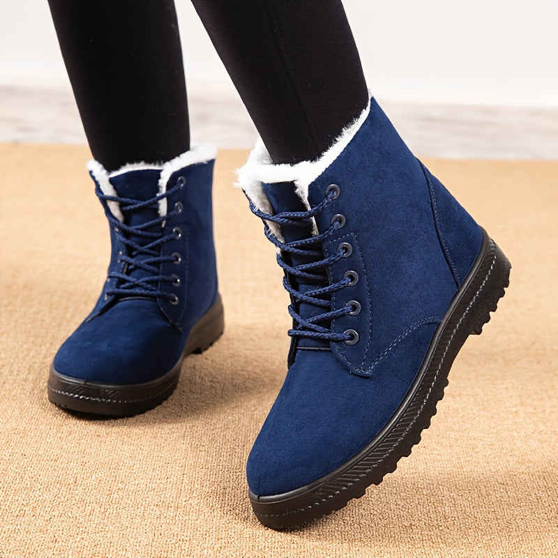 Women's Winter Boots - Sole Non-Slip, Lace-Up, Comfort - Sizes up to 44