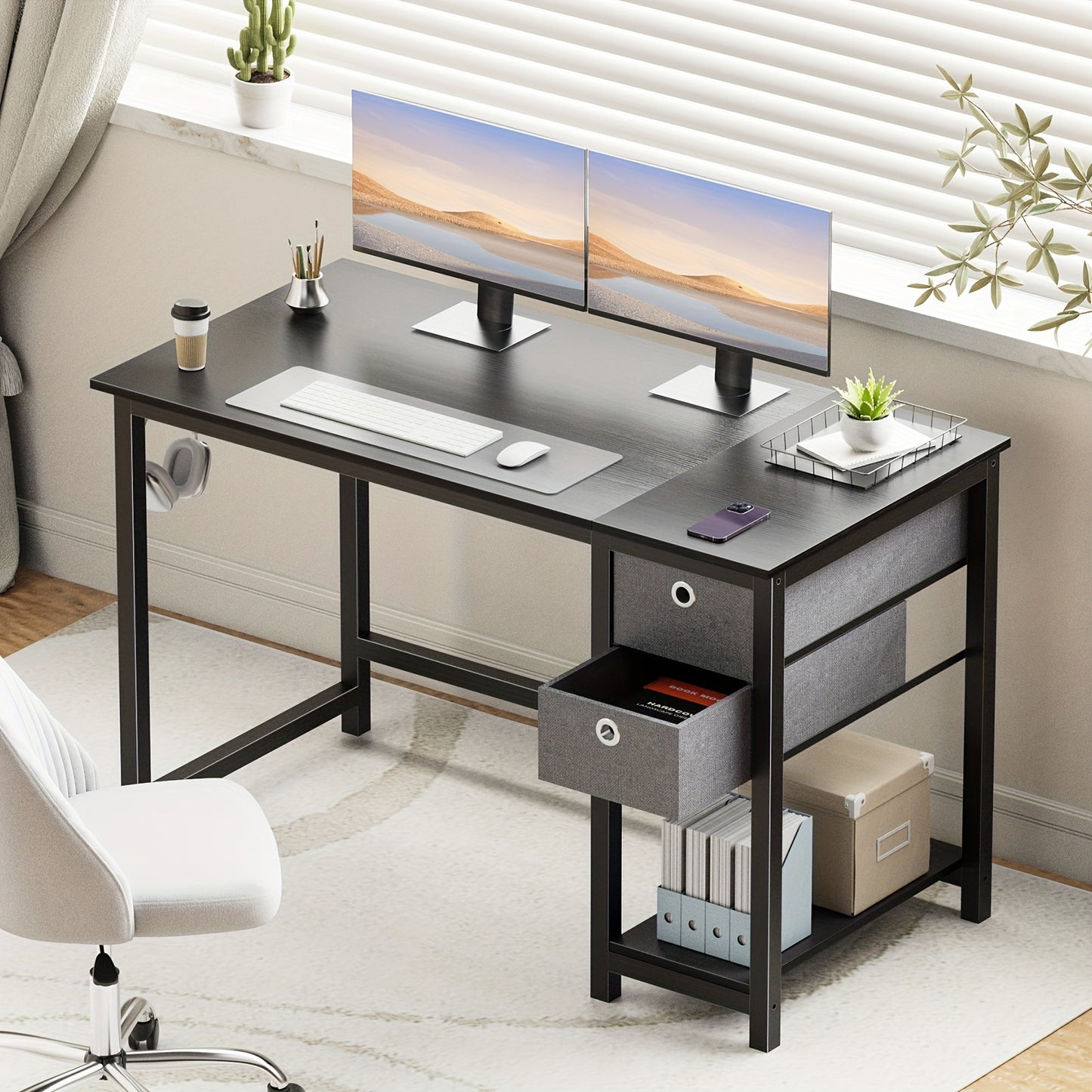 Desk with Drawers