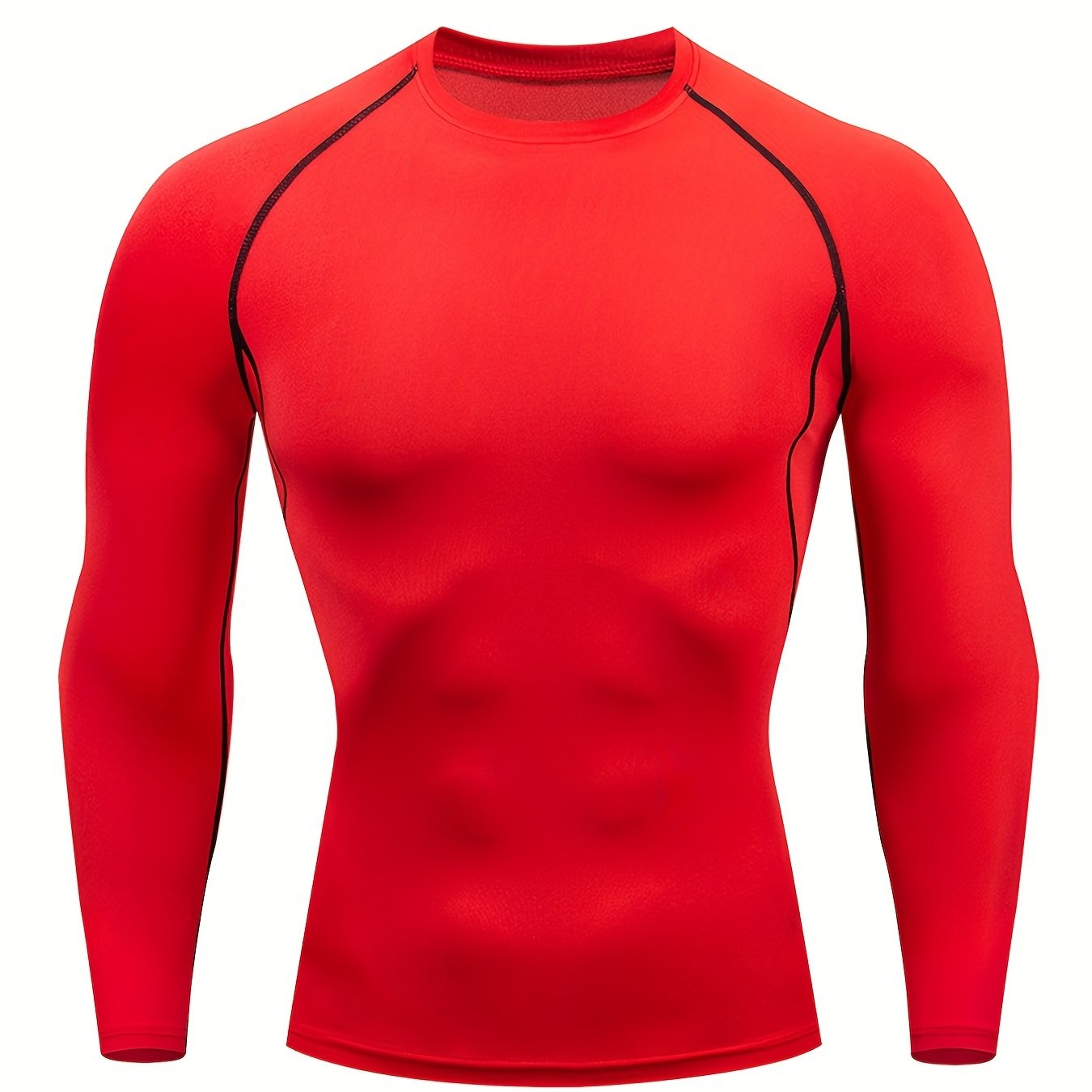Men's Fitness PRO Quick-Dry T-Shirt - Long Sleeve Stretch Running