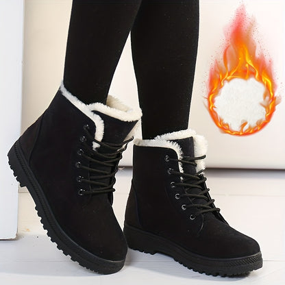 Women's Winter Boots - Sole Non-Slip, Lace-Up, Comfort - Sizes up to 44