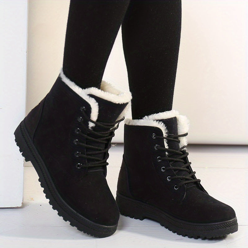 Women's Winter Boots - Sole Non-Slip, Lace-Up, Comfort - Sizes up to 44