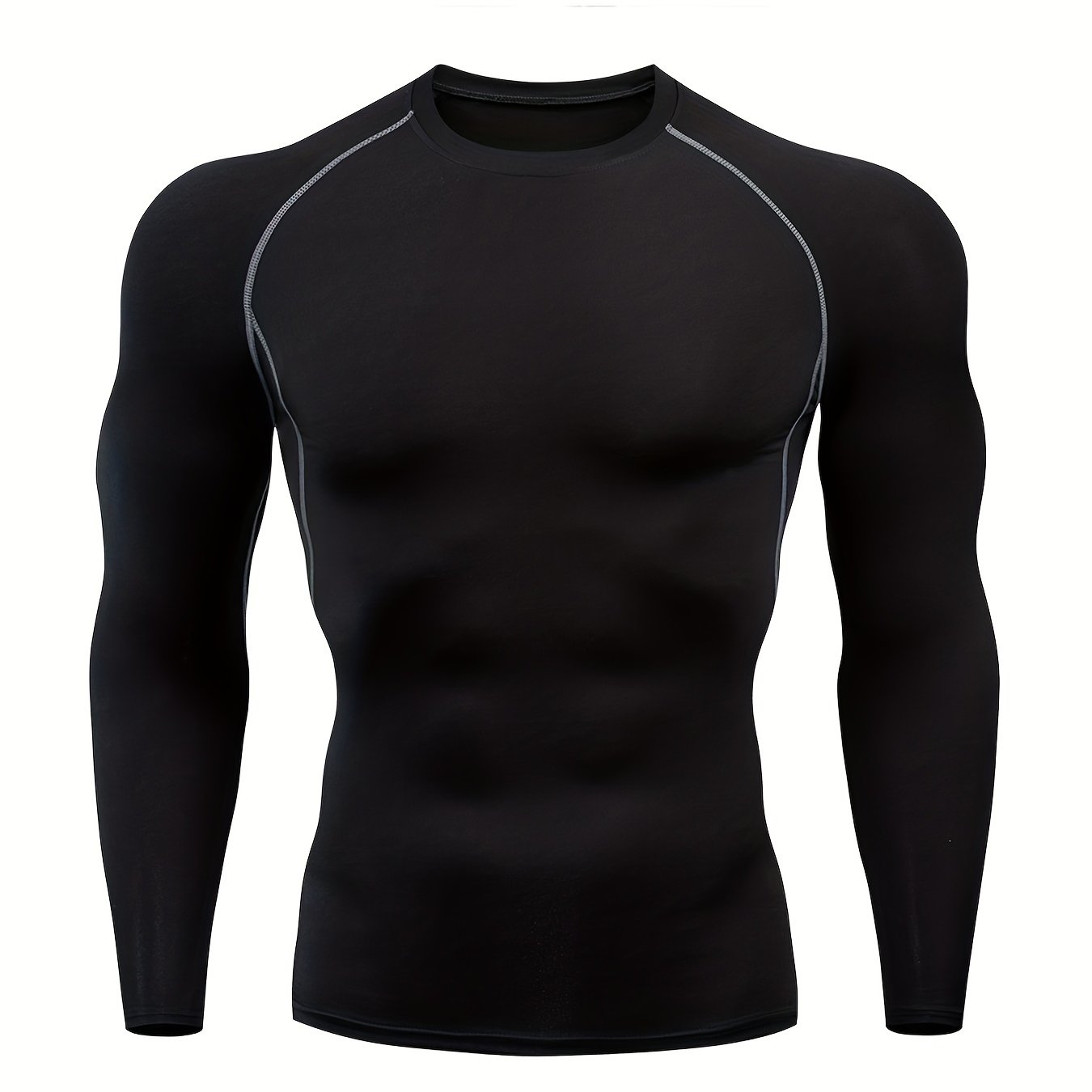 Men's Fitness PRO Quick-Dry T-Shirt - Long Sleeve Stretch Running