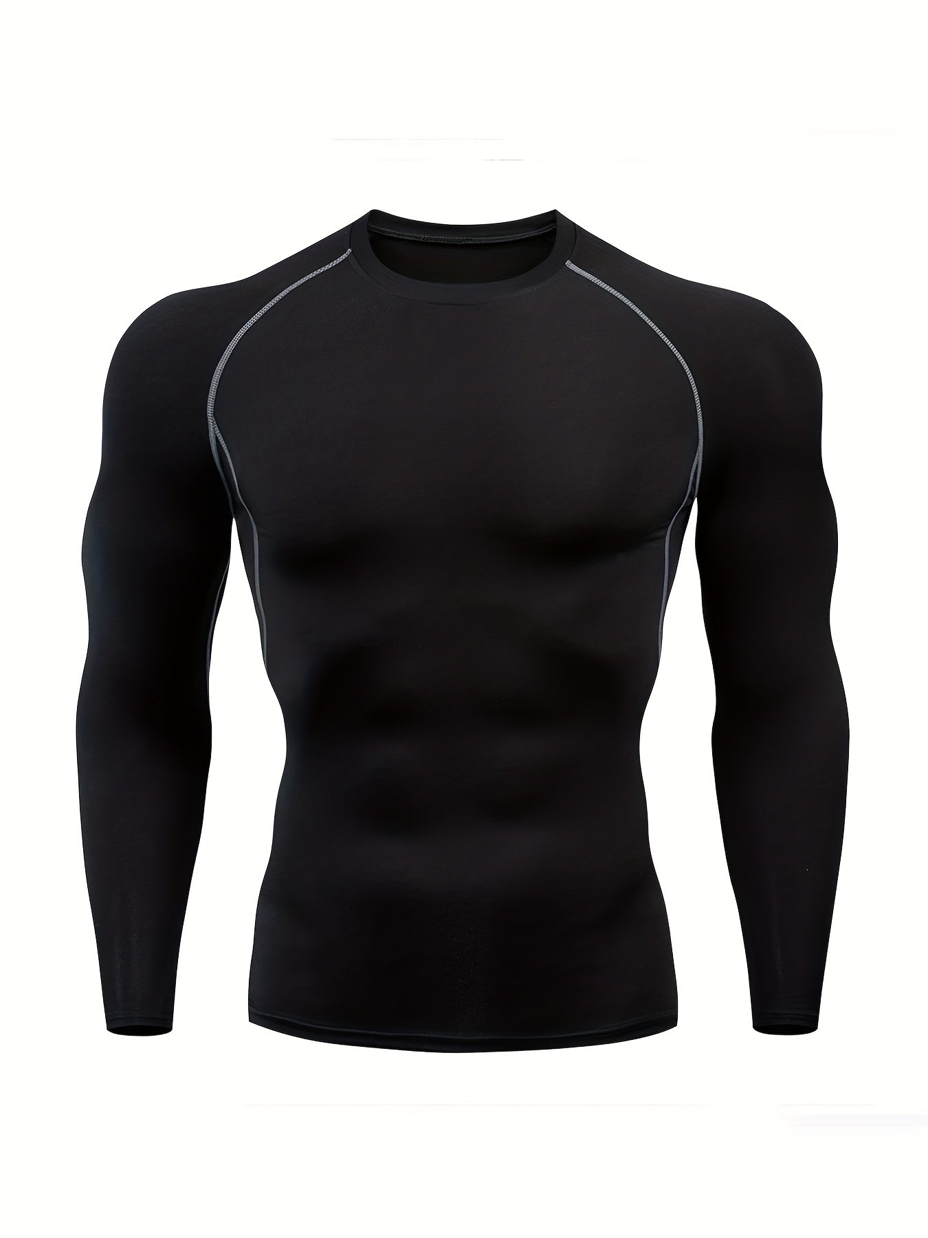 Men's Fitness PRO Quick-Dry T-Shirt - Long Sleeve Stretch Running