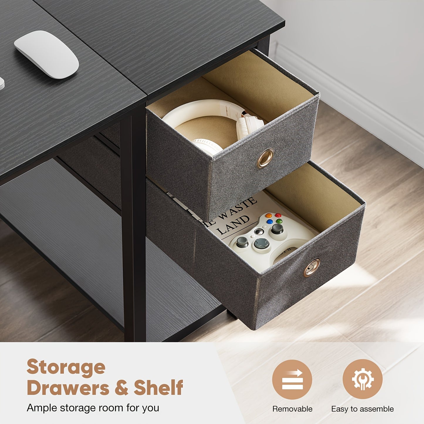 Desk with Drawers