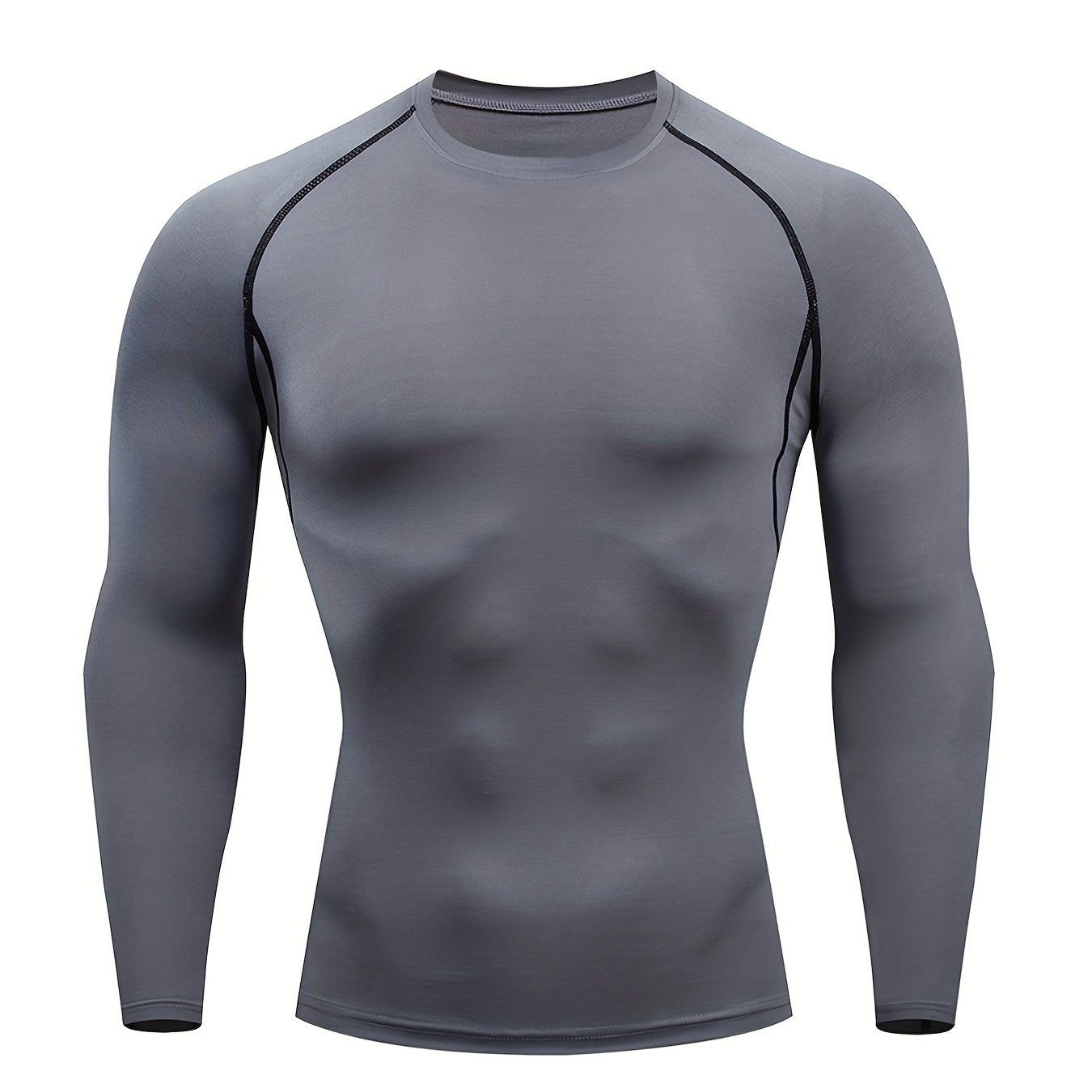 Men's Fitness PRO Quick-Dry T-Shirt - Long Sleeve Stretch Running