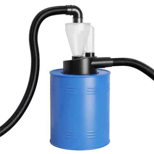 Cyclone Dust Collector 2.5'' - Double Filtration Separator Woodworking