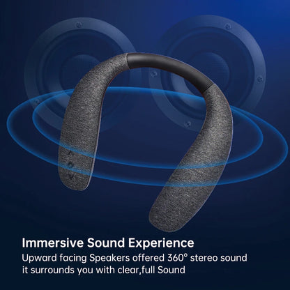 Neck Bluetooth Speaker - Wireless Portable 10H Stereo 3D