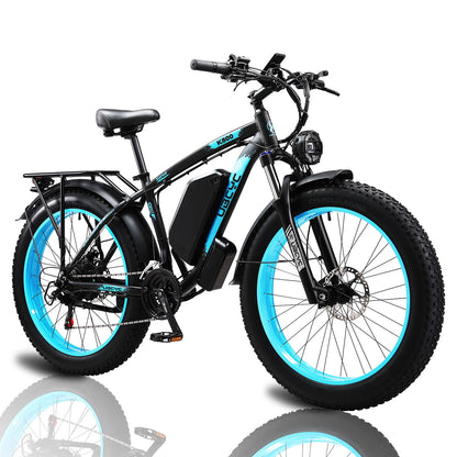 Electric Cruiser Chopper Bicycle 48V - E-Bike Fat Tire