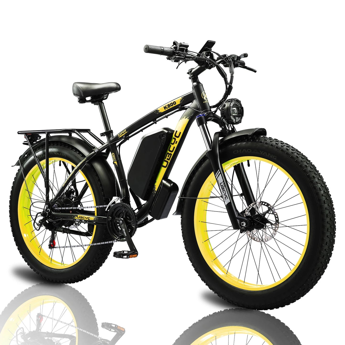 Electric Cruiser Chopper Bicycle 48V - E-Bike Fat Tire