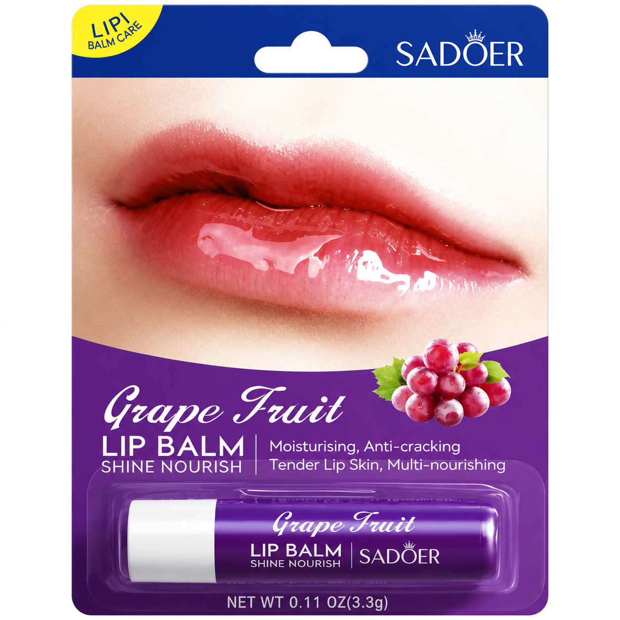 Instant Lip Plumping Gloss - Fine Line Reducing Serum Moisturizing Long-Lasting