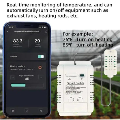 Tuya Smart WiFi Thermostat - Temperature Humidity Consumption Control