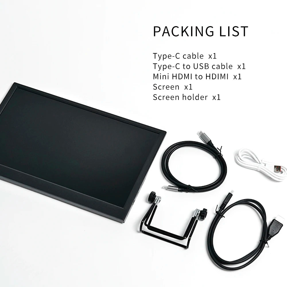 Portable Monitor 11.6'' 1366x768 LCD TFT - Gaming HDMI Raspberry Pi PS4 Xbox