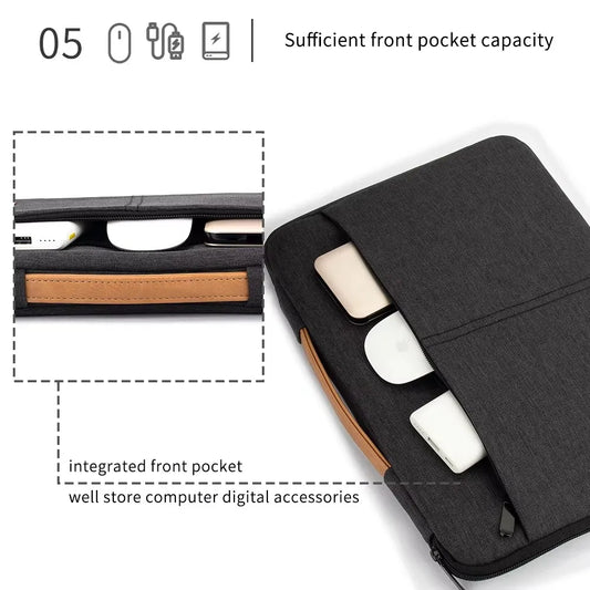 Laptop Sleeve 14-15.6'' Shockproof - Travel Business Bag for Laptop