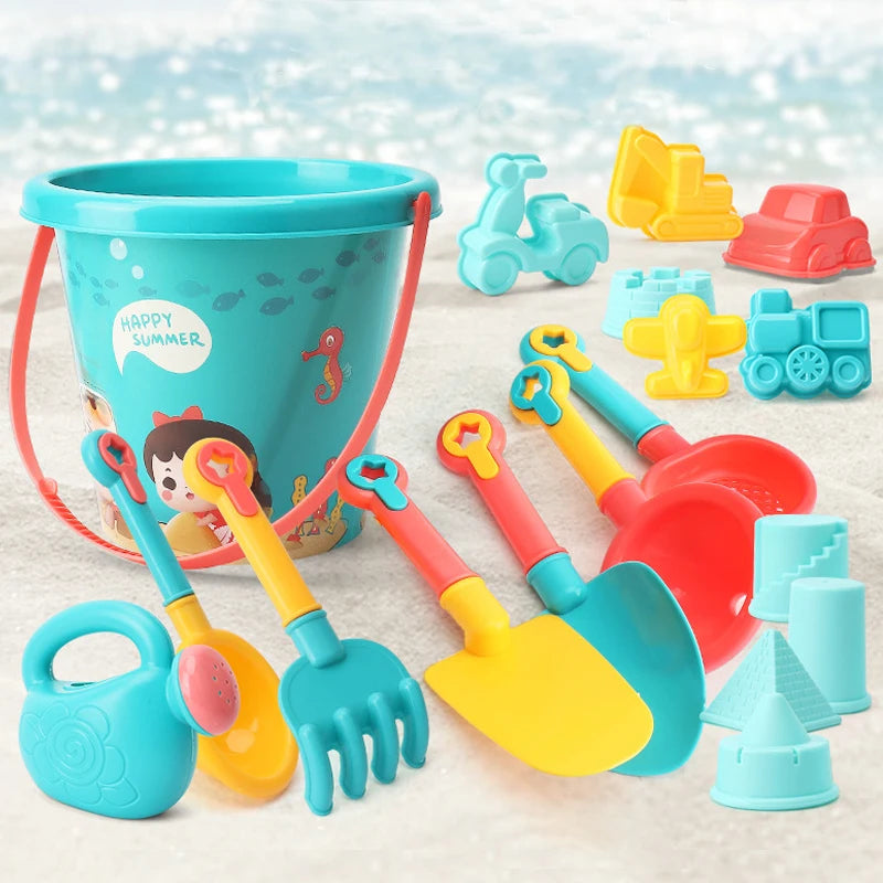 Kids Beach Toy Set – Sand Bucket, Shovel & Molds | Summer Fun