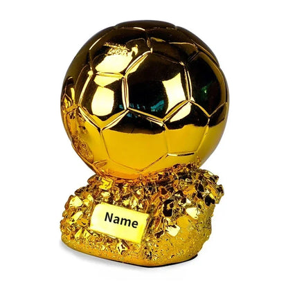 Football Golden Ball Trophy 15/20/25cm - Player Award Decor Home