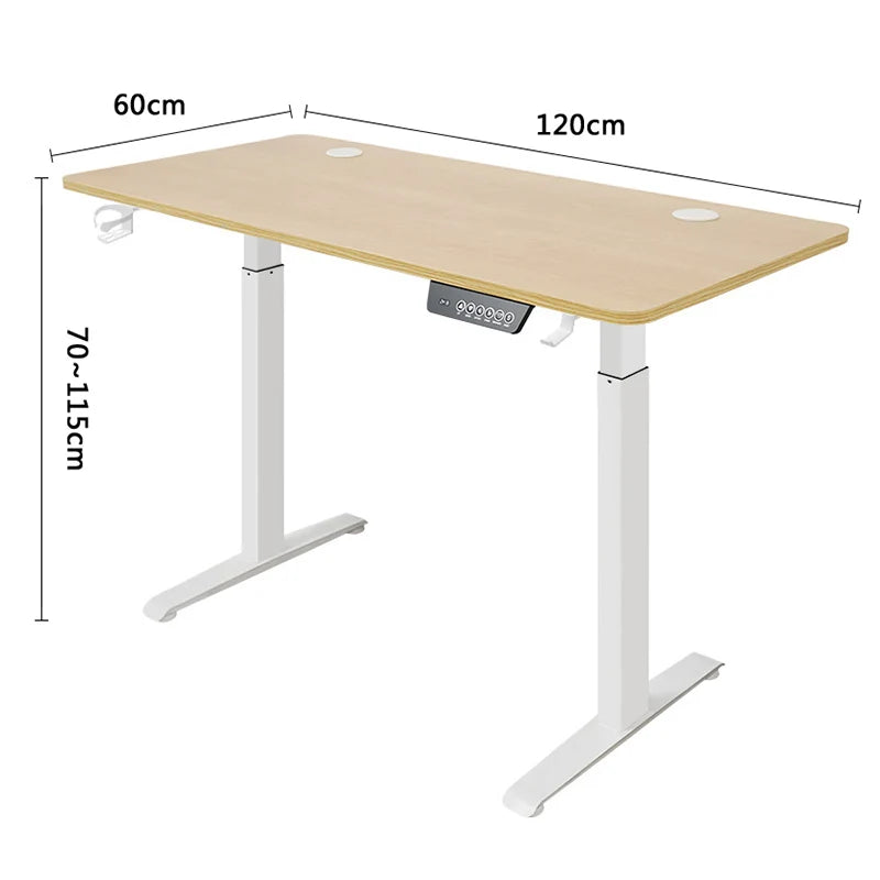 Electric Height-Adjustable Vertical Desk - Integrated Lifting Workstation
