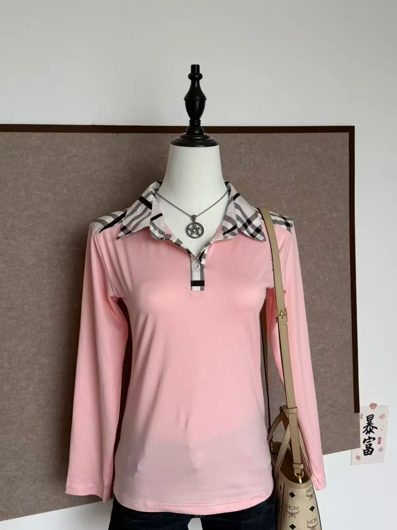 T-Shirt Women's Harajuku Y2K Polka Dot Pink Vintage - Crop Top Kawaii 2000s