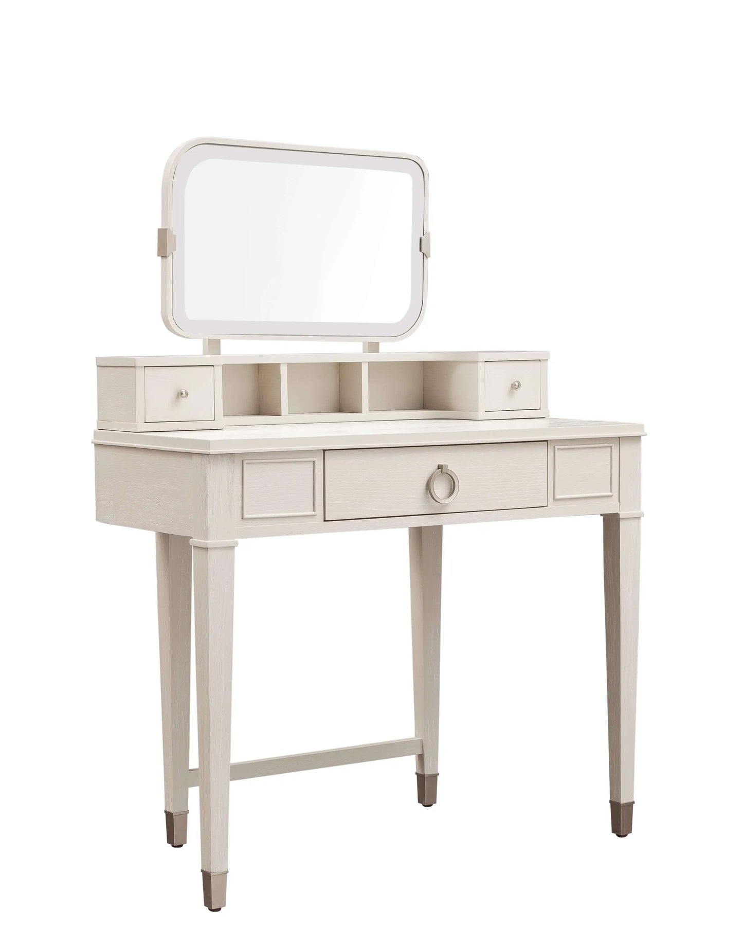 MDF Wood Makeup Vanity Mirror Desk - Hotel Room Modern Storage