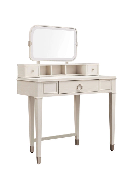 MDF Wood Makeup Vanity Mirror Desk - Hotel Room Modern Storage