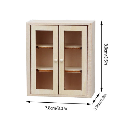Home Miniature 1:12 Doll Furniture Storage Drawers - Decorative Accessory