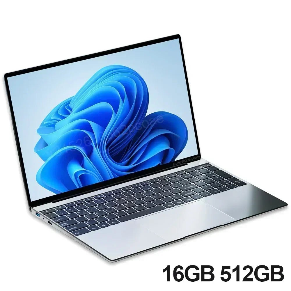 Laptop Gamer 15.6'' Ultra Slim Intel N3700 16GB RAM 2TB SSD Windows 11 Pro