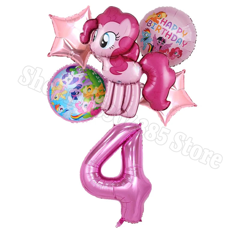 My Little Pony Number Balloons 1-10 Unicorn - Birthday Baby Shower Party