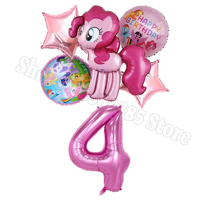 My Little Pony Number Balloons 1-10 Unicorn - Birthday Baby Shower Party