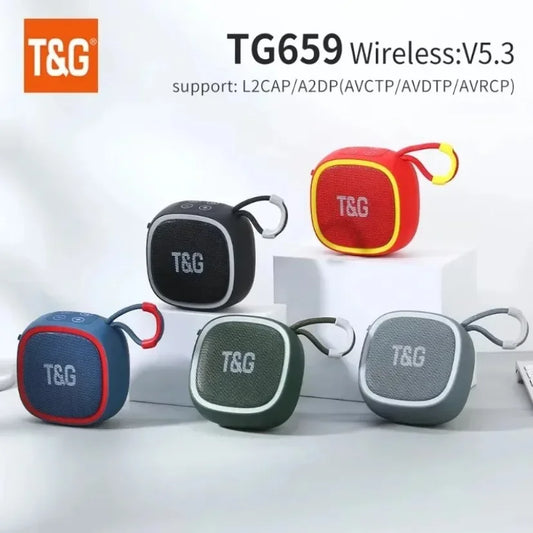 IPX4 Mini Portable Bluetooth Speaker - Wireless Stereo TWS FM TF