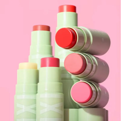 Natural Cream Blush Stick - Cheeks & Lips Velvety Done with Easy to Blend