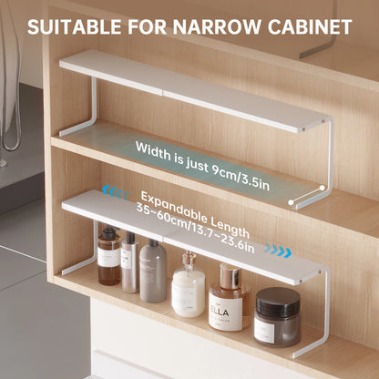 Hanging Bathroom Storage Mirror Cabinet - Basket Organizer Cosmetics