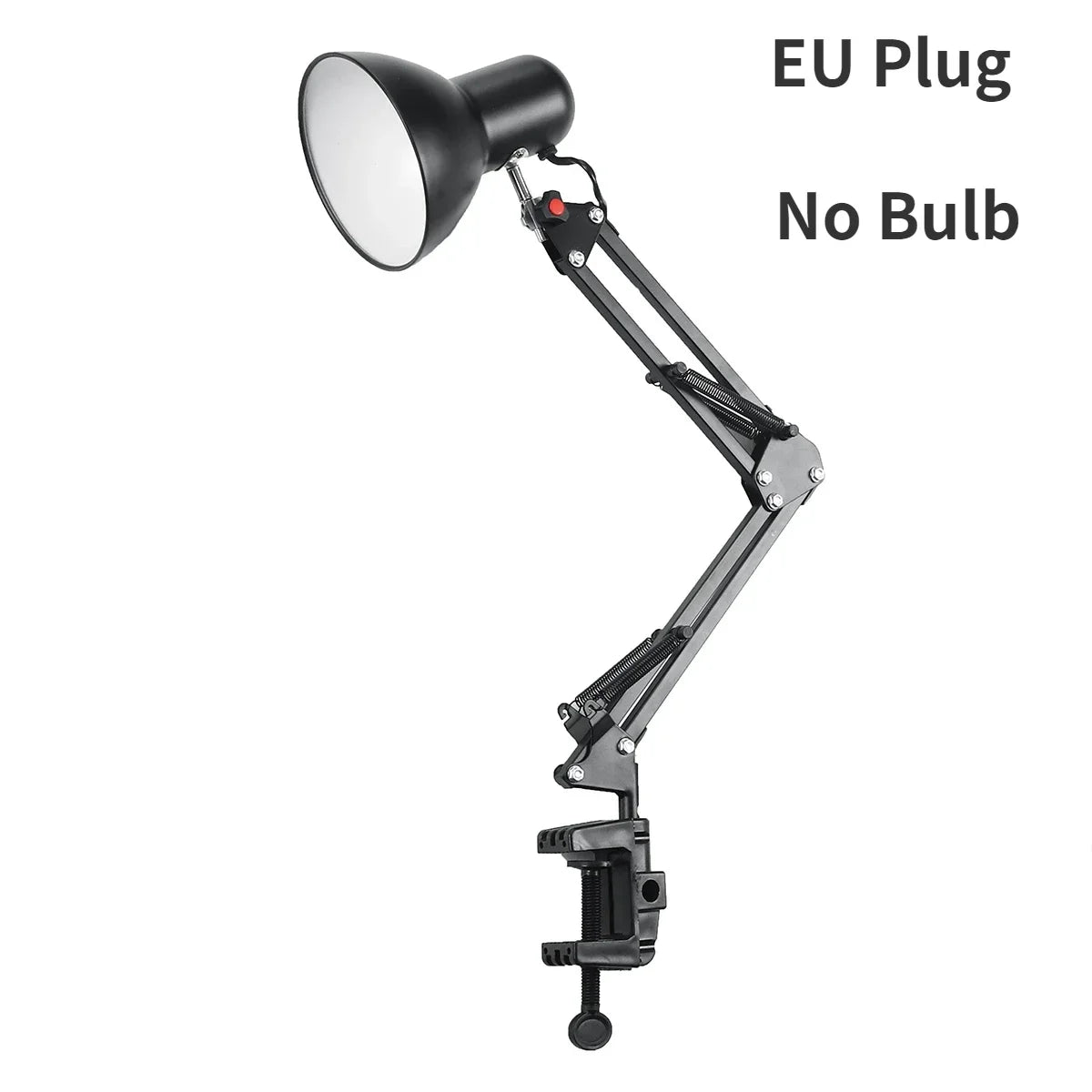Clip-On Foldable Telescopic Eye-Protection Desk Lamp - Retro Bedroom Desk E27