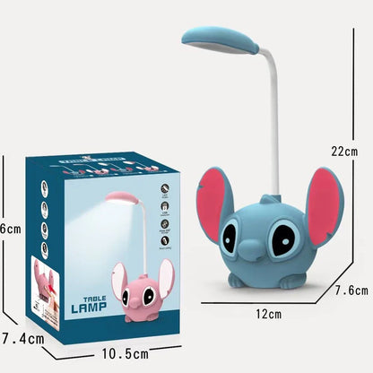 LED Desk Lamp Lilo & Stitch Pencil Shape - Foldable USB Rechargeable Gift