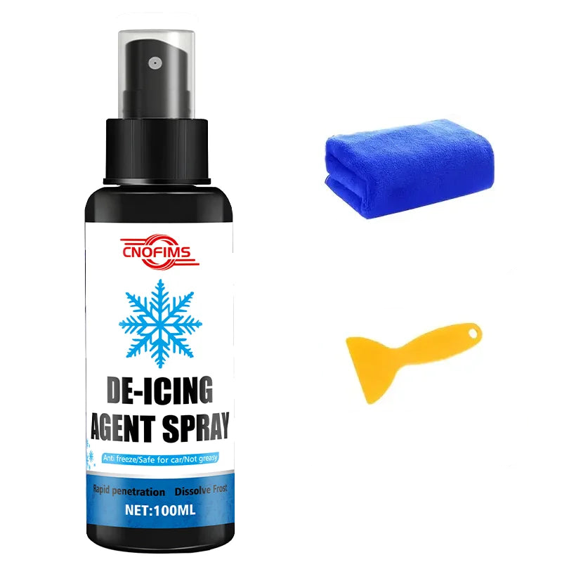 Defroster Anti-Ice Car Home - Spray Snow Removal Freezer Winter