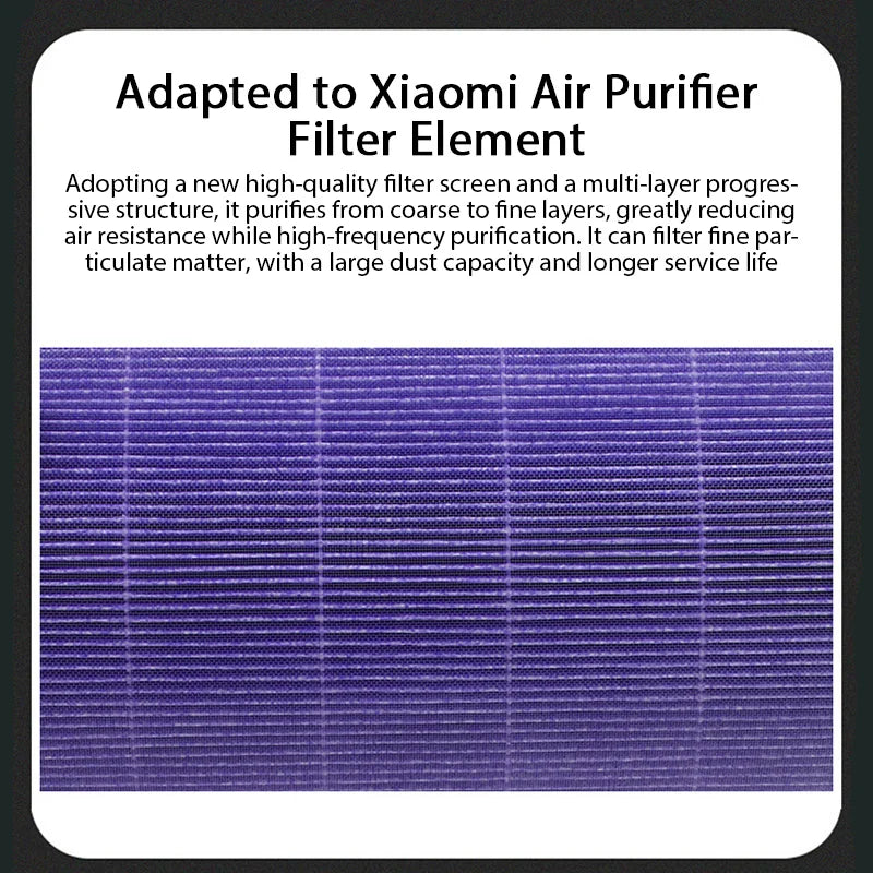 Xiaomi Air Purifier HEPA Filter Pro/1/2/3/2H/2C/2S/3H/3C - Activated Carbon Anti-Bacterial