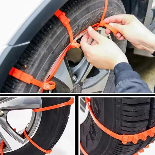 10/20pcs Car Snow Chains - Anti-Slip Winter Emergency Car Tire