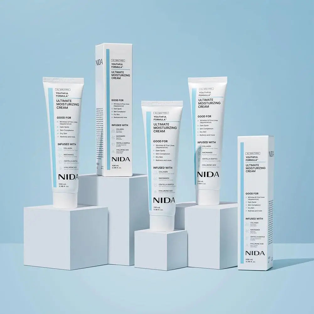 NIDA Moisturizer 100ml - Niacinamide Centella Asiatica Hyaluronic Acid Anti-Wrinkle