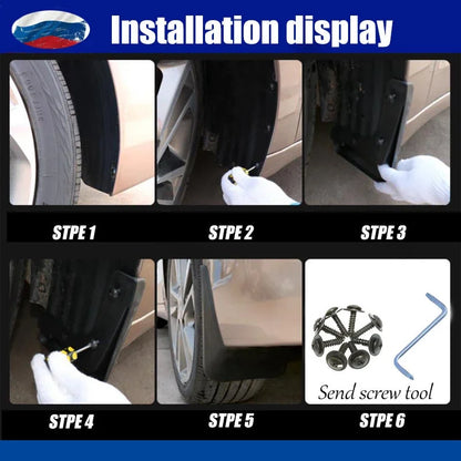 Mud Flaps Chevrolet Aveo T300 Sonic 2012-2020 - Splash Guards Holden Barina
