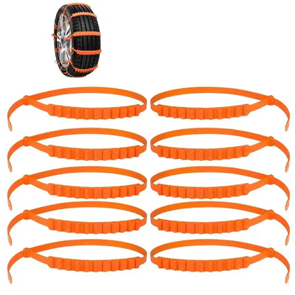 Car Snow Chains 10/20pcs - Anti-Slip Winter Emergency Auto