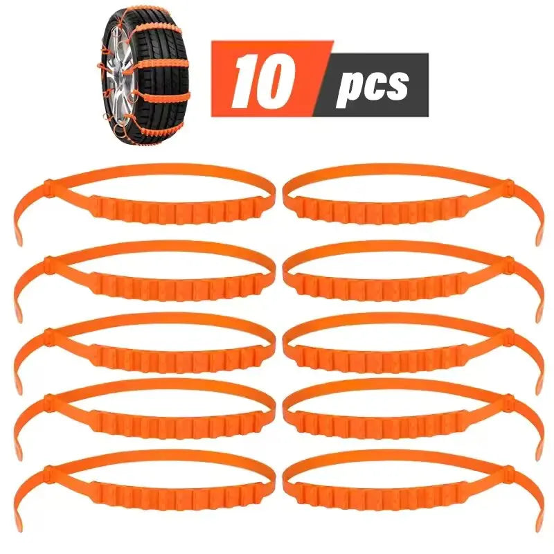 Car Snow Chains 10/20pcs - Anti-Slip Winter Emergency Auto