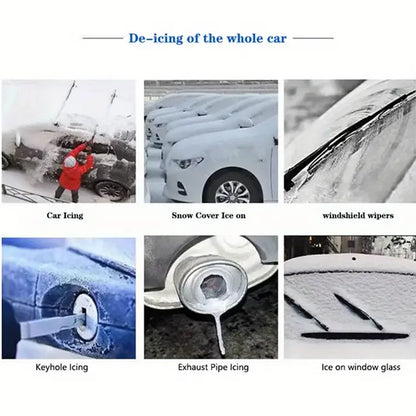 Defroster Anti-Ice Car Home - Spray Snow Removal Freezer Winter