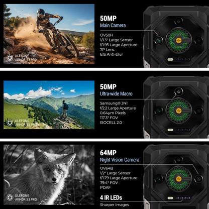 Smartphone Ulefone Armor 33 Pro 5G Rugged - Battery 25500mAh 512GB NFC