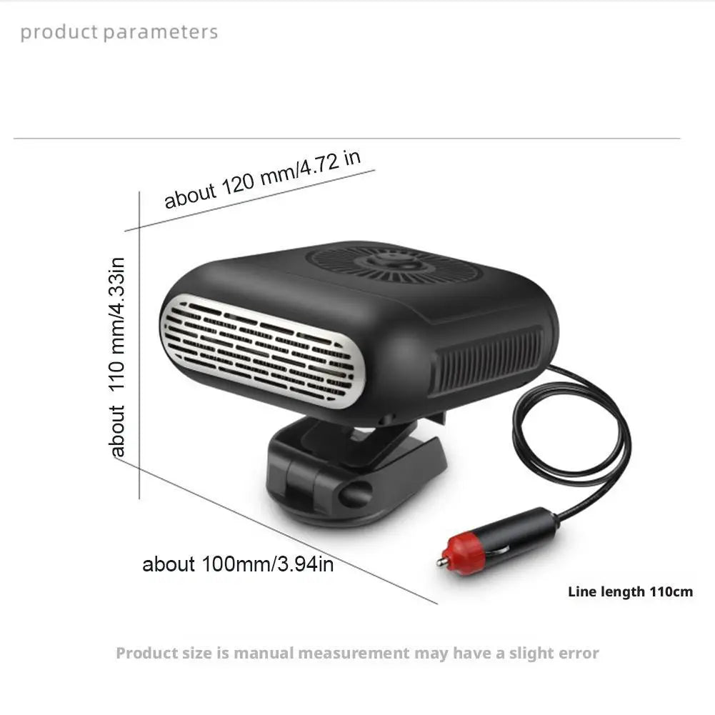 Car Heater 12V/24V Rotation 360° - Defroster Adjustable Windshield